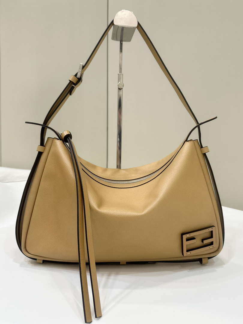 Fendi 8BR829 Simply Fendi Large Leather Brown 8662AL