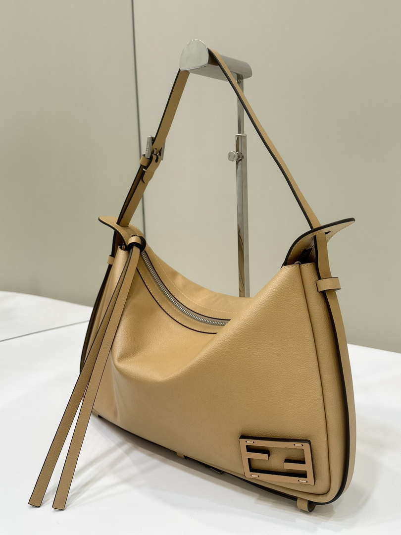 Fendi 8BR829 Simply Fendi Large Leather Brown 8662AL