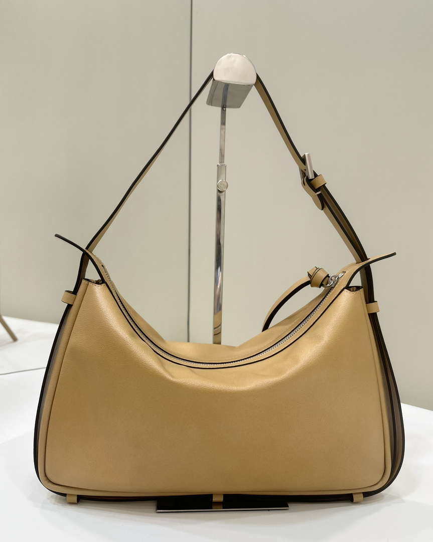 Fendi 8BR829 Simply Fendi Large Leather Brown 8662AL