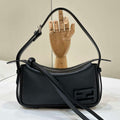 Fendi 8BR829 Simply Fendi Medium Leather Black 8662AM - Default Title - View 1