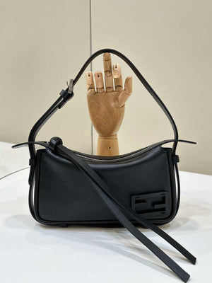 Fendi 8BR829 Simply Fendi Medium Leather Black 8662AM - Default Title - View 1
