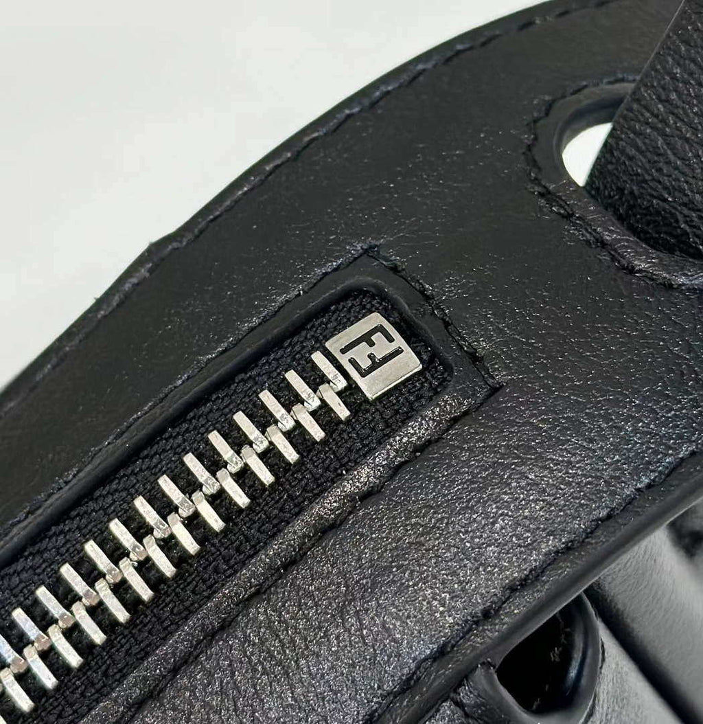 Fendi 8BR829 Simply Fendi Medium Leather Black 8662AM