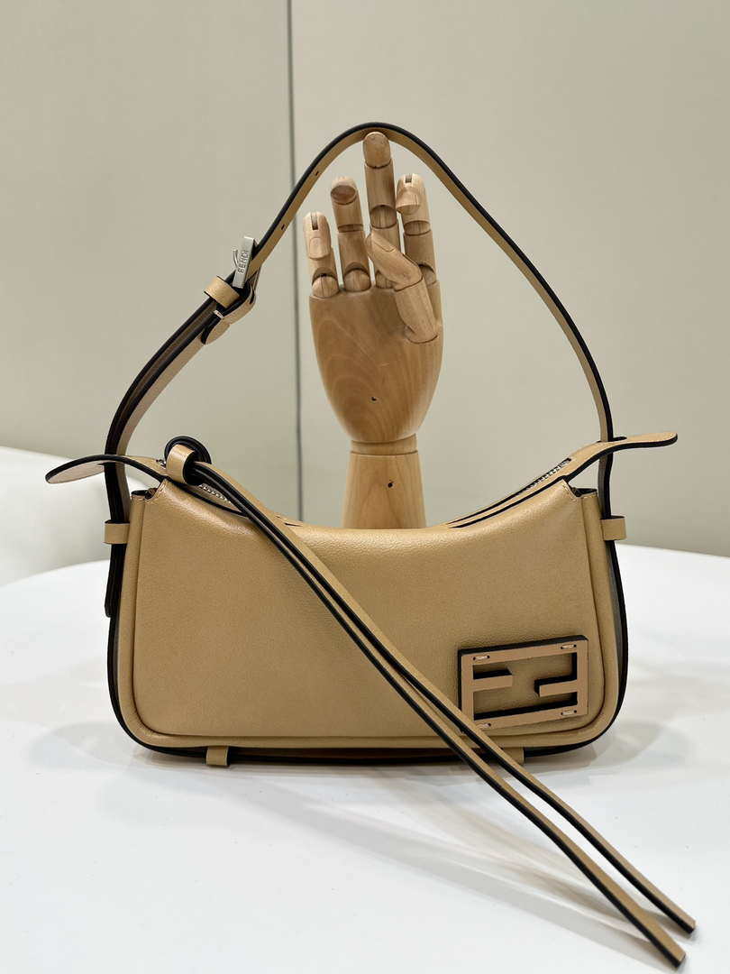 Fendi 8BR829 Simply Fendi Medium Leather Brown 8662AM