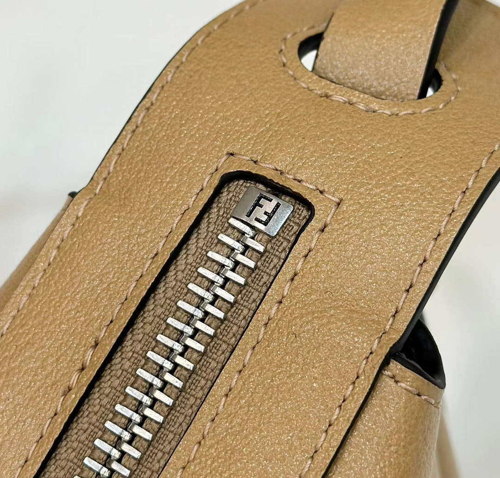 Fendi 8BR829 Simply Fendi Medium Leather Brown 8662AM