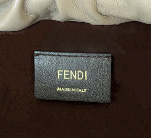 Fendi 8BR833AQ0DF1SK5 Mamma Baguette Medium Dove grey nappa leather bag 8677M - Default Title - View 6