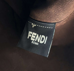 Fendi 8BR833AQ0DF1SK5 Mamma Baguette Medium Dove grey nappa leather bag 8677M - Default Title - View 8