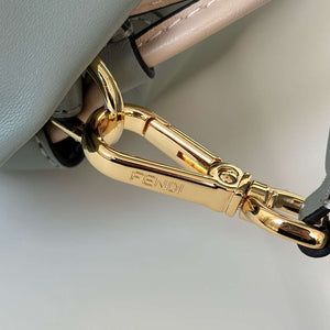 Fendi 8BR833AQ0DF1SK5 Mamma Baguette Medium Matcha green nappa leather bag 8677M - Default Title - View 8