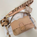 Fendi 8BR833AQ0DF1SK5 Mamma Baguette Medium Pale pink nappa leather bag 8677M - Default Title - View 1