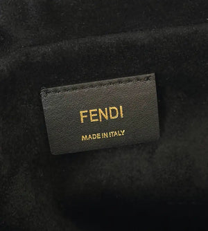Fendi 8BR834 Mamma Baguette Large Black eel skin leather bag 8677AL - Default Title - View 7
