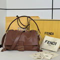 Fendi 8BR834  Mamma Baguette Large Brown nappa leather bag 8677L