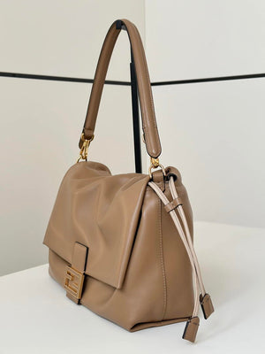 Fendi 8BR834 Mamma Baguette Large Cappuccino  nappa leather bag 8677L - Default Title - View 2