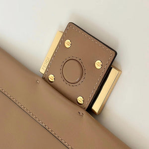 Fendi 8BR834 Mamma Baguette Large Cappuccino  nappa leather bag 8677L - Default Title - View 6