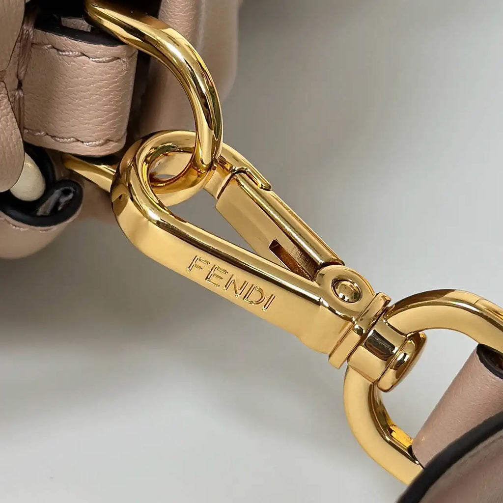 Fendi 8BR834 Mamma Baguette Large pink nappa leather bag 8677L