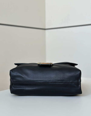 Fendi 8BR834AQ0DF0E65 Mamma Baguette Large Black nappa leather bag 8677L - Default Title - View 5