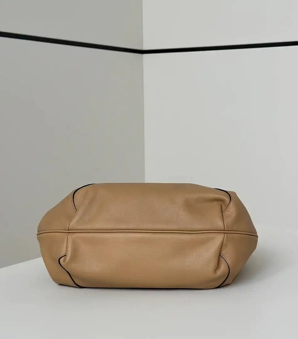 Fendi 8BR838 Fendi Spy Small Apricot leather bag
