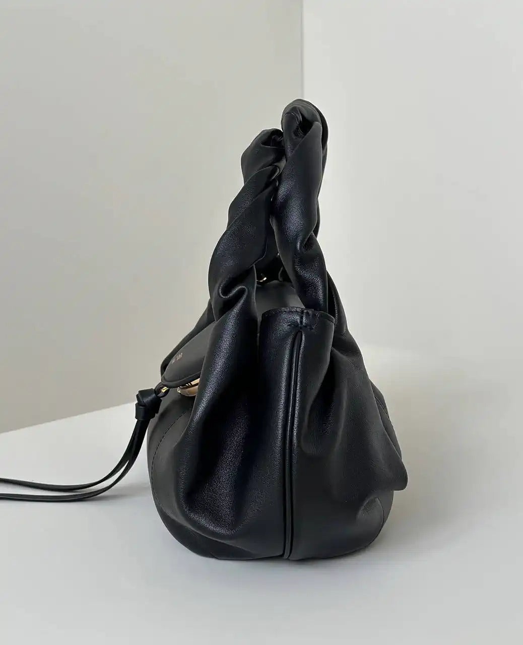 Fendi 8BR838 Fendi Spy Small Black leather bag