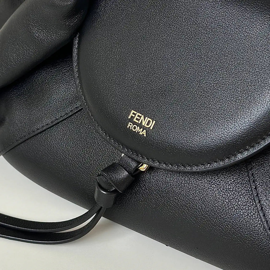 Fendi 8BR838 Fendi Spy Small Black leather bag