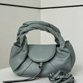 Fendi 8BR838 Fendi Spy Small Blue leather bag