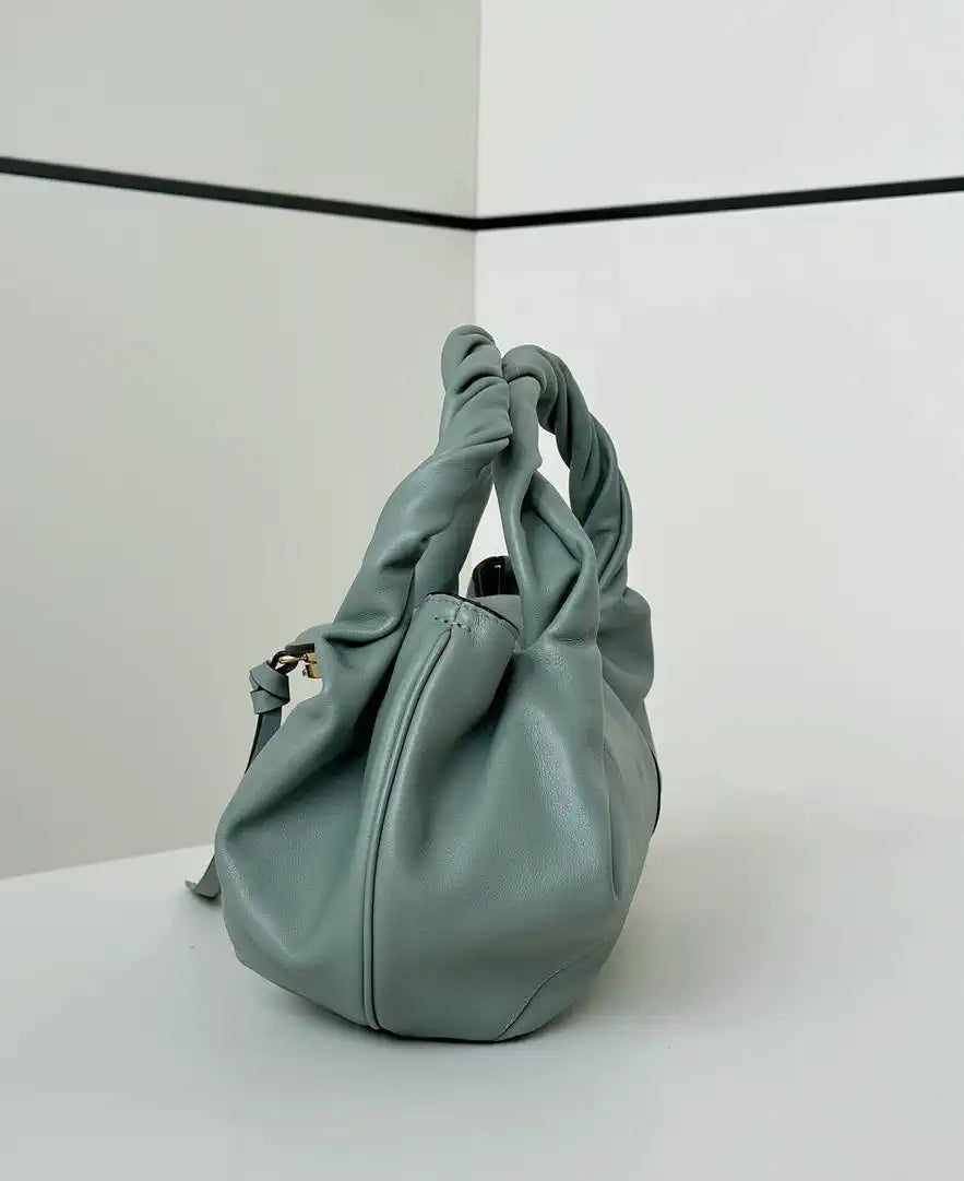 Fendi 8BR838 Fendi Spy Small Blue leather bag