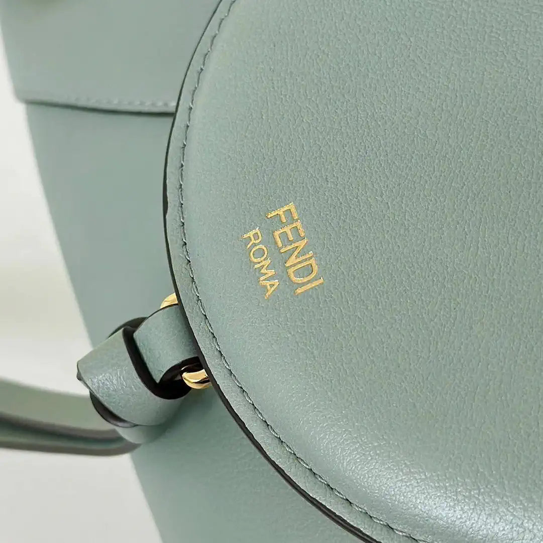 Fendi 8BR838 Fendi Spy Small Blue leather bag