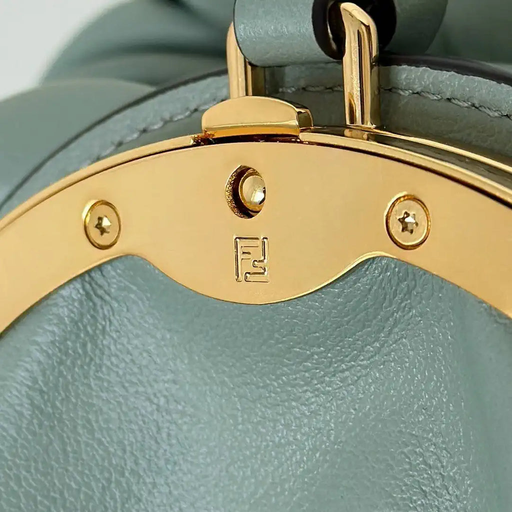 Fendi 8BR838 Fendi Spy Small Blue leather bag