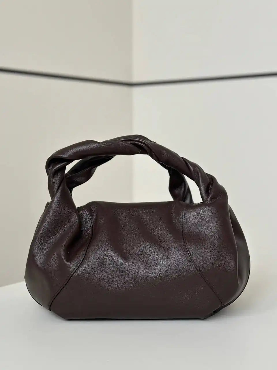 Fendi 8BR838 Fendi Spy Small Dark brown leather bag