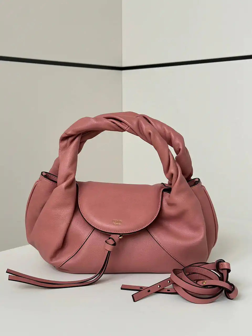 Fendi 8BR838 Fendi Spy Small Pink leather bag