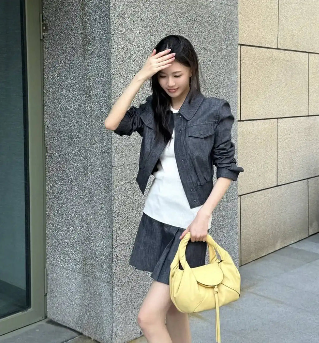 Fendi 8BR838 Fendi Spy Small Yellow leather bag