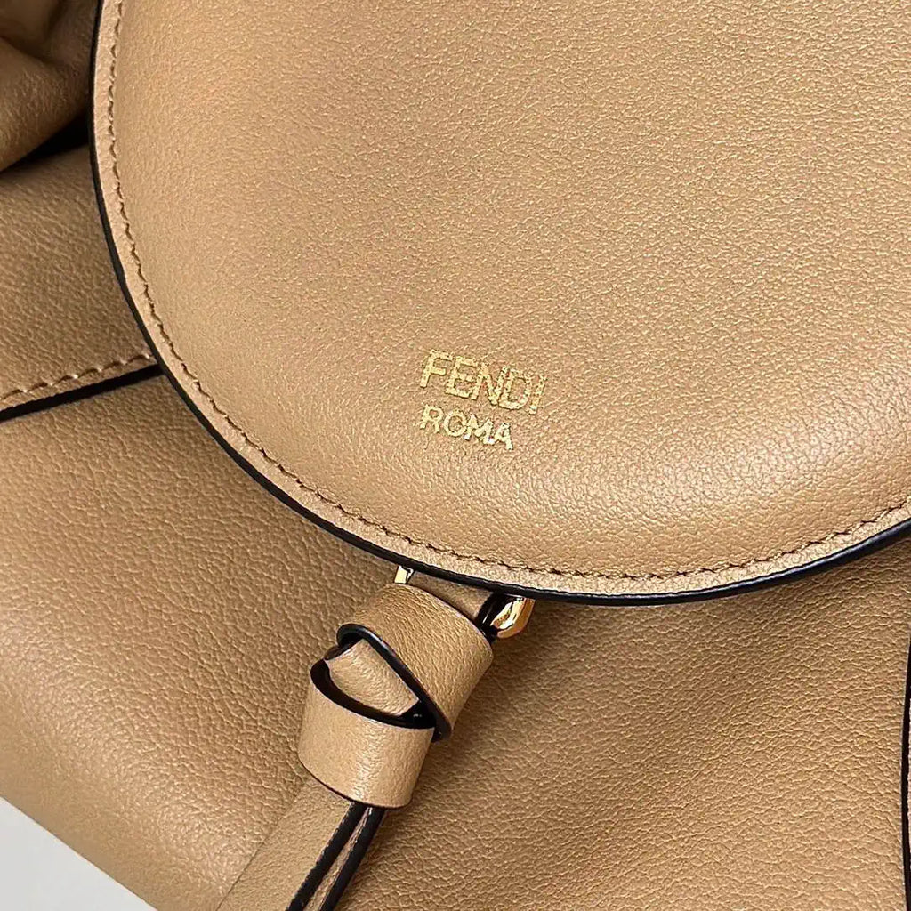 Fendi 8BR839 Fendi Large Spy Beige leather bag