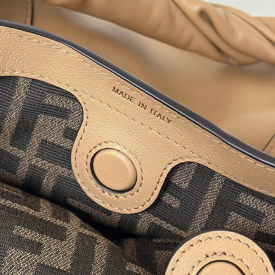 Fendi 8BR839 Fendi Large Spy Beige leather bag