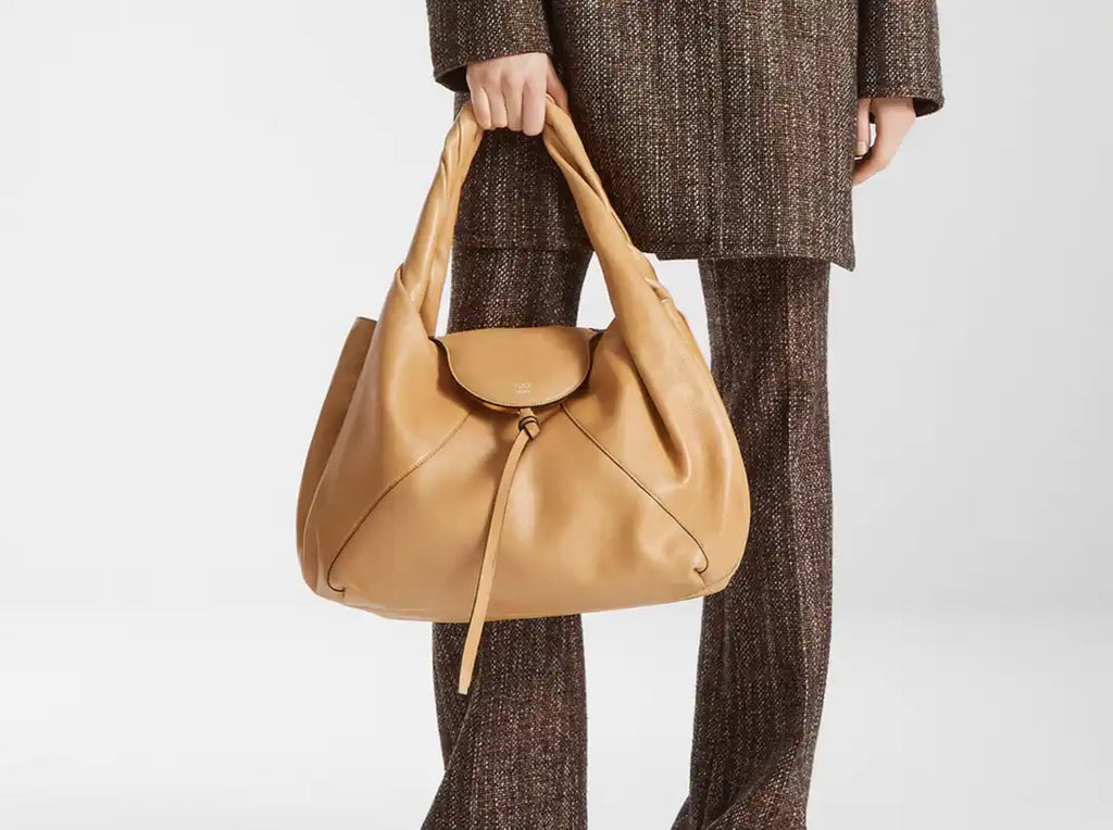 Fendi 8BR839 Fendi Large Spy Beige leather bag