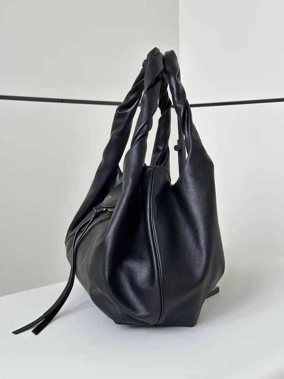 Fendi 8BR839 Fendi Spy Black leather bag