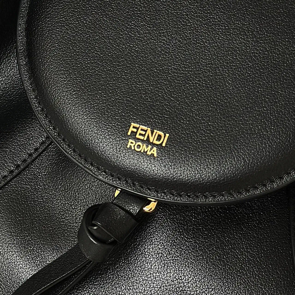 Fendi 8BR839 Fendi Spy Black leather bag