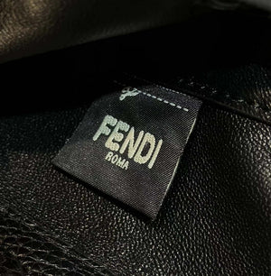 Fendi 8BS017 Baguette Mini Black Selleria bag with 309 hand-sewn Tpstitches 8610S - Default Title - View 17