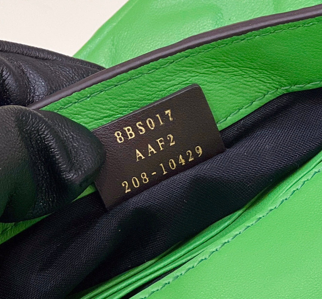 Fendi 8BS017 Baguette Mini Green leather 0135 bag - Default Title - View 11