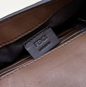 Fendi 8BS017 Baguette Mini Dark Brown leather 0135 bag - Default Title - View 7