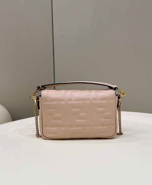 Fendi 8BS017 Baguette Mini Light Pink leather 0135S bag - Default Title - View 3