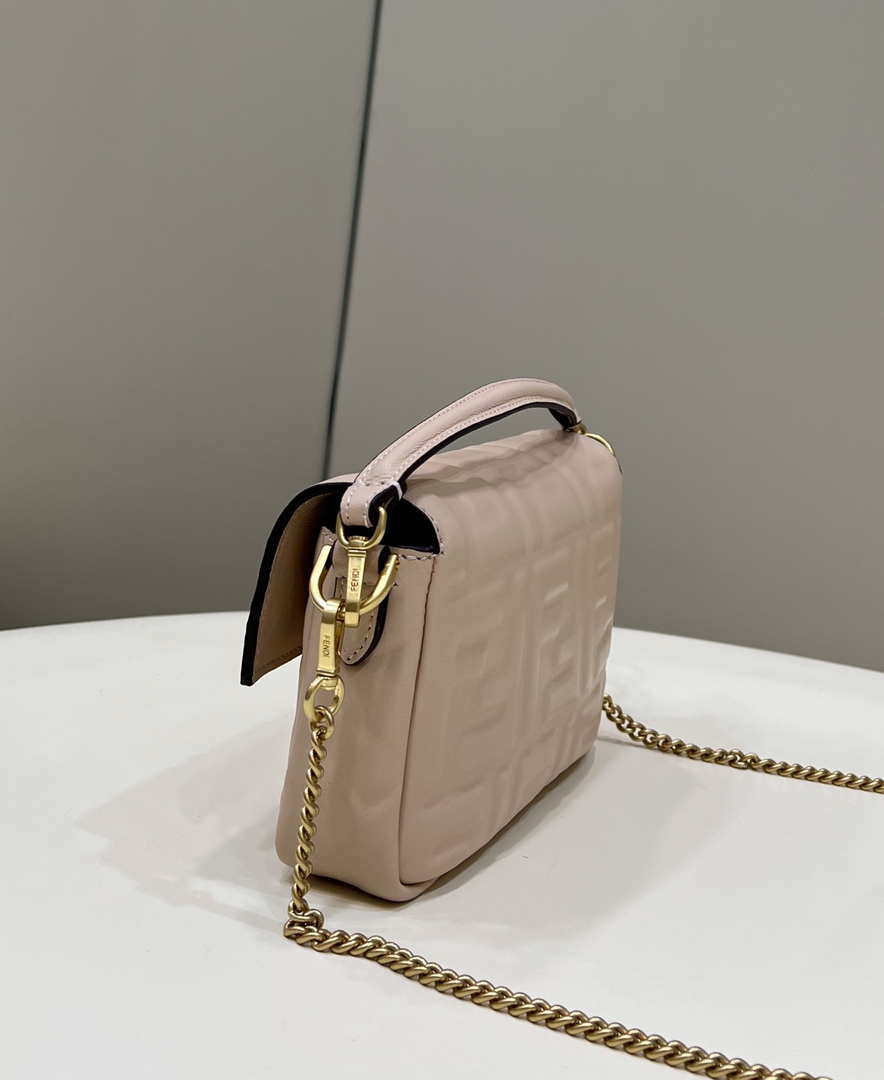 Fendi 8BS017 Baguette Mini Light Pink leather 0135S bag