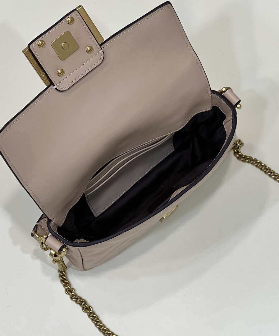 Fendi 8BS017 Baguette Mini Light Pink leather 0135S bag - Default Title - View 9