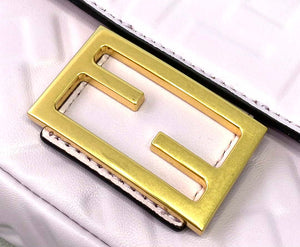 Fendi 8BS017 Baguette Mini Light Purple leather 0135S bag - Default Title - View 5