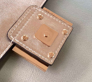 Fendi 8BS017 Baguette Mini Pink Gold leather 0135 bag - Default Title - View 6