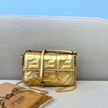 Fendi 8BS017 Baguette Mini Gold leather 0135 bag - Default Title - View 1