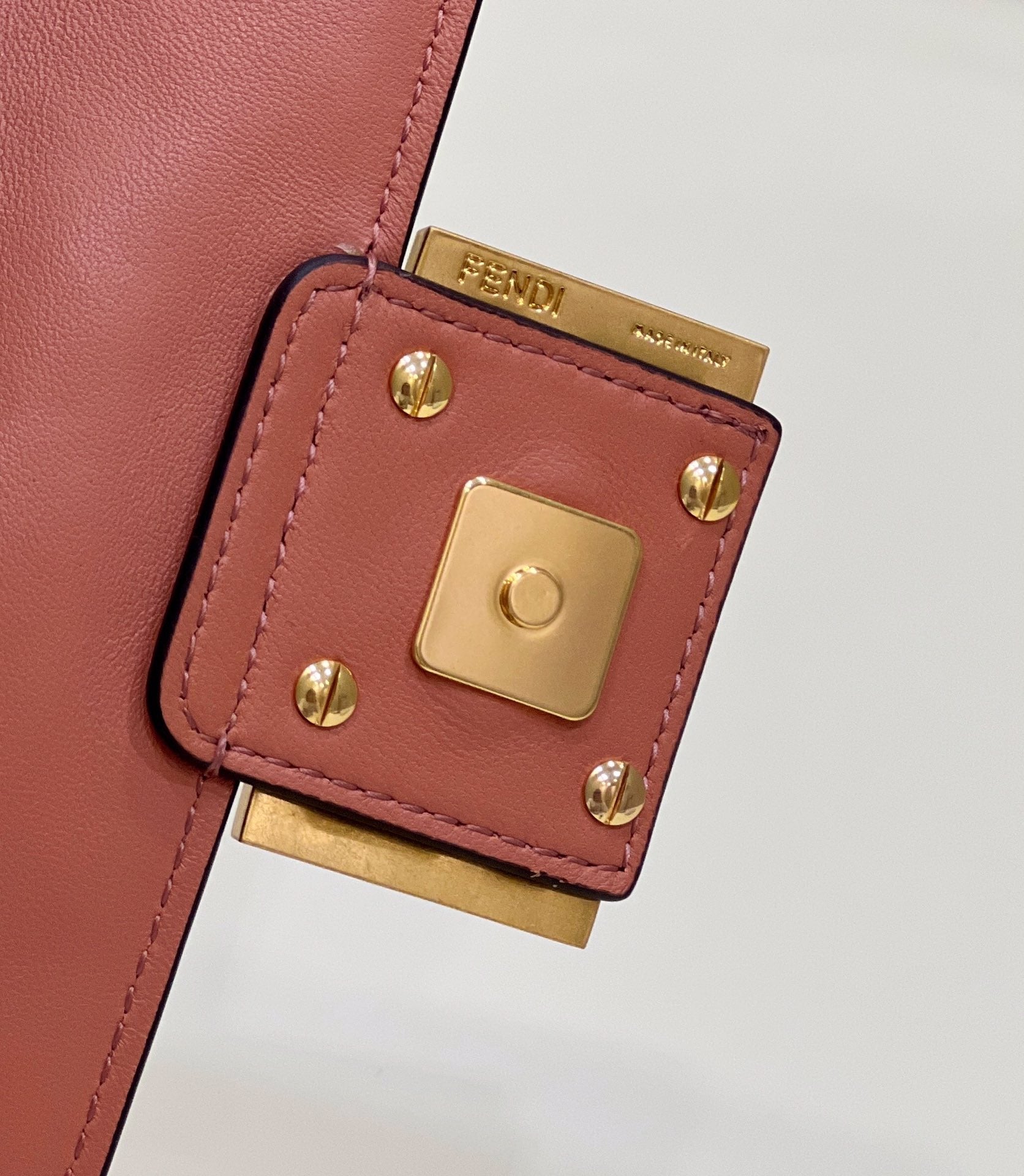 Fendi 8BS017 Baguette Mini Pink leather 0135 bag - Default Title - View 8