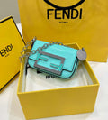 Fendi  8BS017 Baguette Mini Tiffany Blue leather 80128S bag