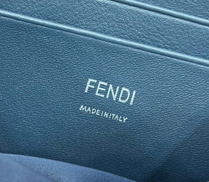 Fendi 8BS017 Mini Baguette Dark and mid blue sequin and leather bag 8601s - Default Title - View 7