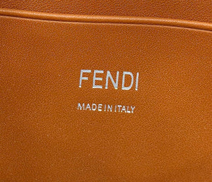 Fendi 8BS017 Mini Baguette Sky Blue canvas bag with FF embroidery 0159BS - Default Title - View 7
