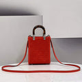 Fendi 8BS051 Mini Sunshine Shopper Bag 8527 Red - Default Title - View 1
