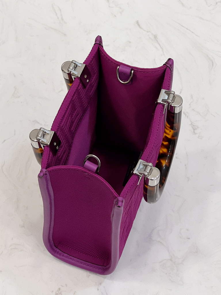 Fendi 8BS051 Mini Sunshine Shopper Bag 8527 Purple - Default Title - View 8