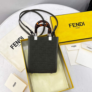 Fendi 8BS051 Mini Sunshine Shopper Bag 8527 Green - Default Title - View 1