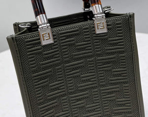 Fendi 8BS051 Mini Sunshine Shopper Bag 8527 Green - Default Title - View 6